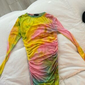 JLUX TIE DYE DRESS SIZE M
